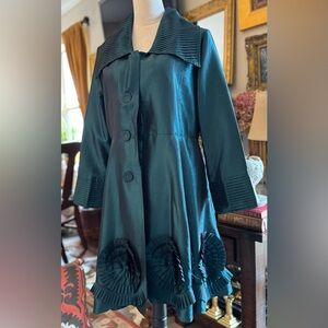 Spring/Fall Flower Women's Dress/Coat. Size Medium